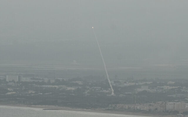 Iron Dome air defense system fires to intercept rockets that were launched from Lebanon, in northern Israel, September 22, 2024. (AP Photo/Baz Ratner) Iron Dome air defense system fires to intercept rockets that were launched from Lebanon, in northern Israel, September 22, 2024. (AP Photo/Baz Ratner)