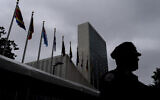 FILE: The United Nations headquarters during the 79th session of the UN General Assembly, Wednesday, Sept. 25, 2024. (AP/Julia Demaree Nikhinson)