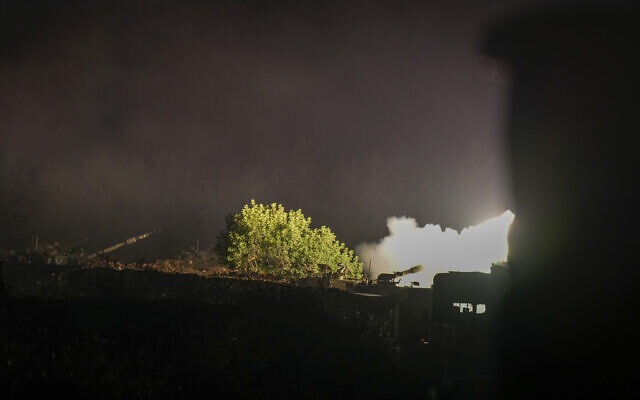 An Israeli mobile artillery unit fires a shell from northern Israel toward Lebanon, in a position near the Israel-Lebanon border, September 30, 2024. (AP Photo/Baz Ratner) An Israeli mobile artillery unit fires a shell from northern Israel toward Lebanon, in a position near the Israel-Lebanon border, September 30, 2024. (AP Photo/Baz Ratner)