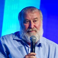 Former attorney general Avichai Mandelblit attends the Muni Expo 2024 conference in Tel Aviv, June 10, 2024. (Avshalom Sassoni/Flash90)