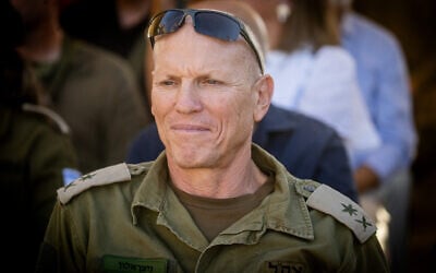 Maj. Gen. (res.) Nitzan Alon attends a ceremony at the IDF Central Command headquarters in Jerusalem on July 8, 2024. (Oren Ben Hakoon/ Flash90/ File)