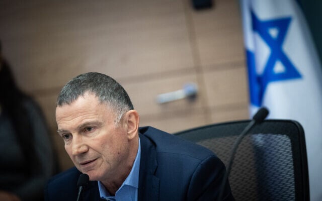 Knesset Foreign Affairs and Defense Committee chairman Yuli Edelstein in Jerusalem on September 18, 2024 (Yonatan Sindel/Flash90) Knesset Foreign Affairs and Defense Committee chairman Yuli Edelstein in Jerusalem on September 18, 2024 (Yonatan Sindel/Flash90)