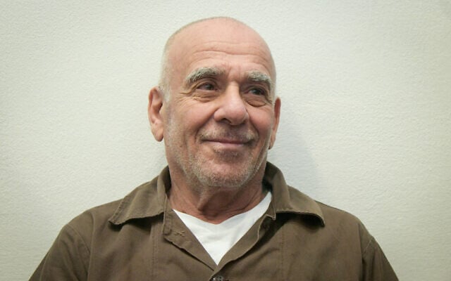 Moti Maman, accused of being recruited by Iran to advance an assassination plot of the prime minister, defense minister, or the head of the Shin Bet, is seen in a court in Beersheba on September 19, 2024.  (Dudu Greenspan/Flash90)