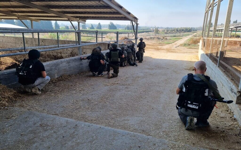 The emergency squad of Kibbutz Yad Mordechai was able to repulse the Hamas terrorists on October 7, 2023 (Courtesy)