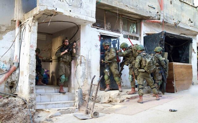 Illustrative: IDF troops seen operating in Tulkarem in the West Bank in a picture released on September 13, 2024. (Israel Defense Forces) Illustrative: IDF troops seen operating in Tulkarem in the West Bank in a picture released on September 13, 2024. (Israel Defense Forces)