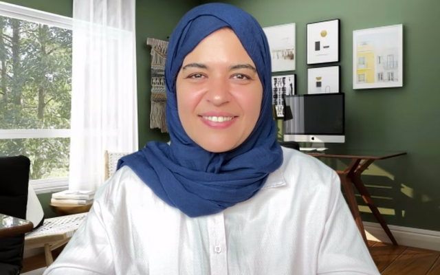 Egyptian human rights activist, author and analyst Dalia Ziada at her home in Washington DC, August 28, 2024 (screenshot)