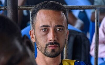 American citizen Benjamin Reuben Zalman-Polun, 36, who has been sentenced to death for his involvement in a failed coup attempt in the Democratic Republic of the Congo. (Hardy Bope/AFP via Getty Images)