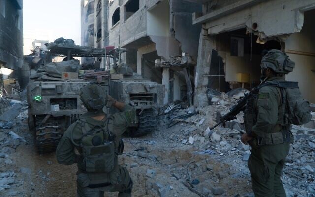 IDF troops operate in the Gaza Strip, in an undated handout image released for publication on October 25, 2024. (Israel Defense Forces) IDF troops operate in the Gaza Strip, in an undated handout image released for publication on October 25, 2024. (Israel Defense Forces)