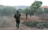 IDF forces on the ground in southern Lebanon, October 9, 2024. (Israel Defense Forces)