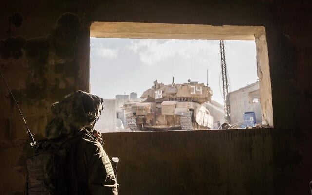 IDF troops operate in southern Lebanon, in a handout image published October 23, 2024. (Israel Defense Forces)