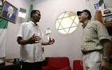 The former Rabb synagogue in Algeria, May 25, 2005. (Photo by MEHDI FEDOUACH / AFP)