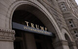 Illustrative — The Trump International Hotel is seen on June 2, 2021, in Washington, DC.  (Photo by Kevin Dietsch/ Getty Images via AFP)