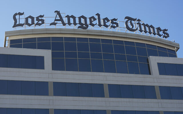 The Los Angeles Times newspaper headquarters is shown in El Segundo, California, January 23, 2024. (Damian Dovarganes/AP) The Los Angeles Times newspaper headquarters is shown in El Segundo, California, January 23, 2024. (Damian Dovarganes/AP)