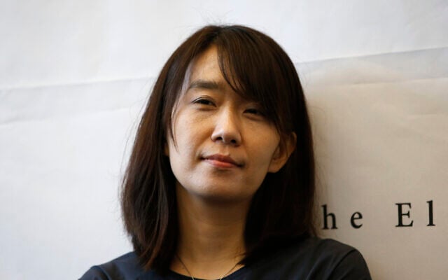 South Korean author Han Kang poses for the media during a news conference in Seoul, South Korea, May 24, 2016. (Lee Jin-man/AP) South Korean author Han Kang poses for the media during a news conference in Seoul, South Korea, May 24, 2016. (Lee Jin-man/AP)