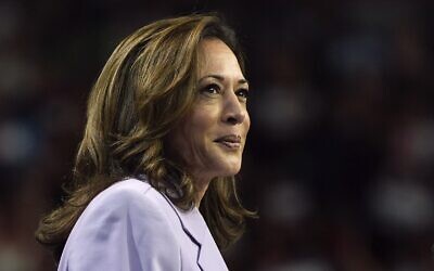 Democratic presidential candidate Vice President Kamala Harris speaks at a campaign rally, Saturday, Aug. 10, 2024, in Las Vegas. (AP Photo/Julia Nikhinson)