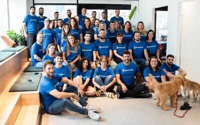 The team at proptech startup DoorLoop. (Pazit Assolin)