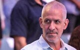 Shin Bet chief Ronen Bar attends a farewell ceremony in honor of then-police chief Kobi Shabtai (not pictured), at the National Police Academy in Beit Shemesh, on July 14, 2024. (Chaim Goldberg/Flash90)