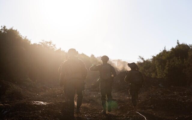 IDF troops operating in southern Lebanon in an image released on October 24, 2024 (Israel Defense Forces) IDF troops operating in southern Lebanon in an image released on October 24, 2024 (Israel Defense Forces)