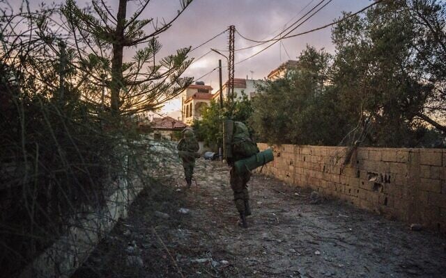 Troops of the 188th Armored Brigade are seen operating in southern Lebanon, in handout image published October 4, 2024. (Israel Defense Forces)