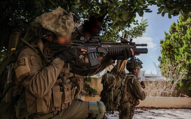 Troops of the 188th Armored Brigade are seen operating in southern Lebanon, in handout image published October 4, 2024. (Israel Defense Forces)