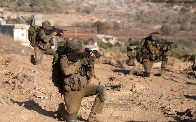 IDF troops seen operating in southern Lebanon in this handout photo released for publication on October 16, 2024. (IDF) IDF troops seen operating in southern Lebanon in this handout photo released for publication on October 16, 2024. (IDF)