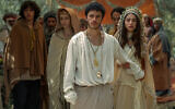 Israeli actors Noa Cohen (right) as Mary and Ido Tako (left) as Joseph in Netflix's new biblical epic 'Mary.' (Christopher Raphael/Netflix)
