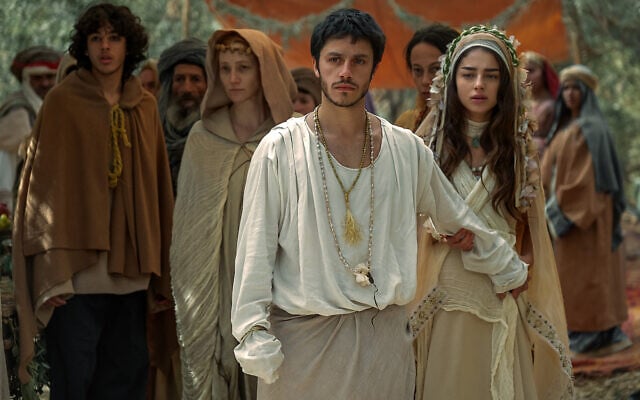 Israeli actors Noa Cohen (right) as Mary and Ido Tako (left) as Joseph in Netflix's new biblical epic 'Mary.' (Christopher Raphael/Netflix) Israeli actors Noa Cohen (right) as Mary and Ido Tako (left) as Joseph in Netflix's new biblical epic 'Mary.' (Christopher Raphael/Netflix)