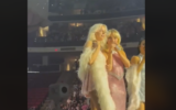 A screenshot of Almog Shafrir's video on TikTok of the Sabrina Carpenter performance. (TikTok screenshot, used in accordance with clause 27a of the copyright law)