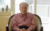Jerry Wartski, 94, in a video expressing support for former US president and Republican 2024 candidate Donald Trump, October 26, 2024. (X video screenshot: used in accordance with Clause 27a of the Copyright Law)
