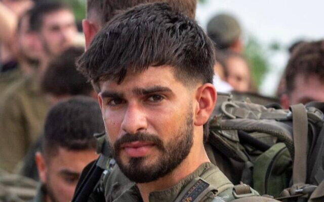 IDF Sgt. First Class Gai Ben-Haroosh, killed fighting Hezbollah in southern Lebanon on October 24, 2024. (Courtesy) IDF Sgt. First Class Gai Ben-Haroosh, killed fighting Hezbollah in southern Lebanon on October 24, 2024. (Courtesy)