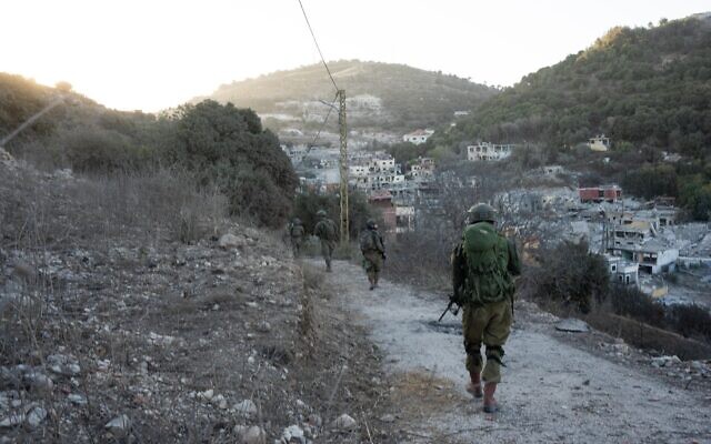 Troops of the 36th Division operate in southern Lebanon, in a handout photo issued on November 12, 2024. (Israel Defense Forces) Troops of the 36th Division operate in southern Lebanon, in a handout photo issued on November 12, 2024. (Israel Defense Forces)