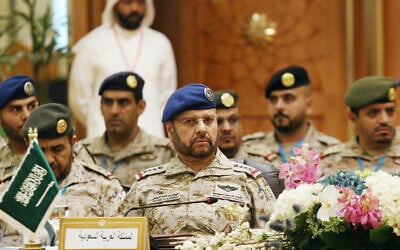 Saudi chief of staff Maj. Gen. Fayyad bin Hamad bin Ragad al-Ruwaili (C) attends a meeting of the 15th session for the chiefs of staff of the Gulf Cooperation Council states in Kuwait City, September 10, 2018.(Yasser Al-Zayyat / AFP)