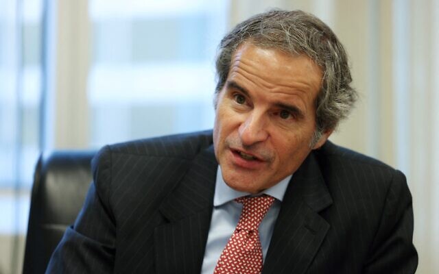 Director General of the International Atomic Energy Agency (IAEA) Rafael Mariano Grossi is pictured during an interview with AFP in New York on September 26, 2024. (Charly TRIBALLEAU / AFP) Director General of the International Atomic Energy Agency (IAEA) Rafael Mariano Grossi is pictured during an interview with AFP in New York on September 26, 2024. (Charly TRIBALLEAU / AFP)