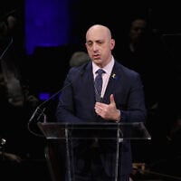 Jonathan Greenblatt speaks onstage during the 2024 ADL In Concert Against Hate, at the Kennedy Center Concert Hall in Washington, November 18, 2024. (Jemal Countess / Getty Images via AFP)