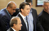 US envoy Amos Hochstein leaves after attending a news conference in Beirut, Lebanon, October 21, 2024. (AP Photo/Hassan Ammar)