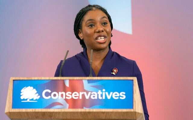 Britain's Member of Parliament Kemi Badenoch speaks after being elected as the new leader of the opposition Conservative Party, in London, Saturday, Nov. 2, 2024. (AP Photo/Alberto Pezzali) Britain's Member of Parliament Kemi Badenoch speaks after being elected as the new leader of the opposition Conservative Party, in London, Saturday, Nov. 2, 2024. (AP Photo/Alberto Pezzali)