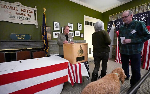 Voters cast their ballots on Election Day, Nov. 5, 2024, in Dixville Notch, New Hampshire (AP Photo/Charles Krupa) Voters cast their ballots on Election Day, Nov. 5, 2024, in Dixville Notch, New Hampshire (AP Photo/Charles Krupa)