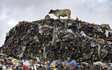 A textile dump at Old Fadama in Accra, Ghana, October 19, 2024. (AP Photo/Misper Apawu)