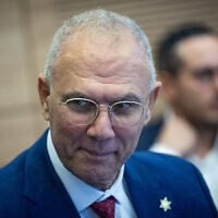 Yossi Shelley, then-director-general of the Prime Minister's Office, at a Finance Committee meeting at the Knesset on June 5, 2024. (Yonatan Sindel/Flash90)
