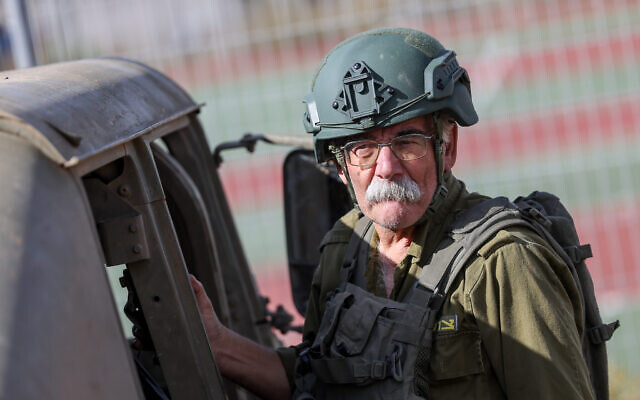 Israeli researcher Zeev Ehrlich seen in IDF uniform before entering southern Lebanon, near the Israeli border with Lebanon, November 20, 2024. He was killed in a Hezbollah attack a few hours later in southern Lebanon. (Chaim Goldberg/Flash90) Israeli researcher Zeev Ehrlich seen in IDF uniform before entering southern Lebanon, near the Israeli border with Lebanon, November 20, 2024. He was killed in a Hezbollah attack a few hours later in southern Lebanon. (Chaim Goldberg/Flash90)