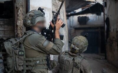 IDF soldiers operating in the area of Jenin, the West Bank, November 20 , 2024. (IDF)