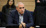 Likud MK Hanoch Milwidsky in a meeting of the Knesset Constitution, Law, and Justice Committee, November 25, 2024. (Noam Moskowitz, Office of the Knesset Spokesperson/ File)