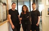 Founders of Israeli-founded startup Dazz (from left to right): Yuval Ofir (VP R&D), Merav Bahat (CEO), and Tomer Schwartz (CTO). (Courtesy)