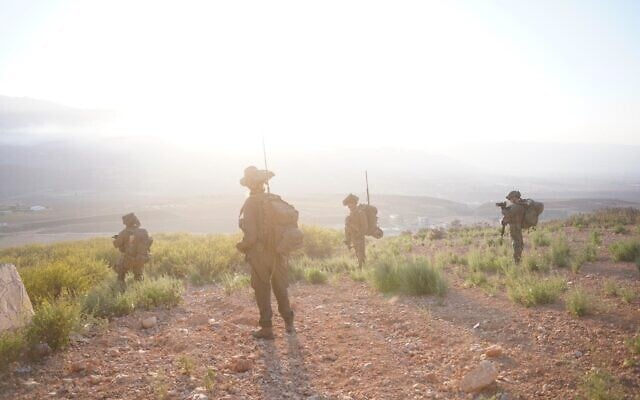 Reservists of the 8th Armored Brigade operate in southern Lebanon, in a handout image published on November 6, 2024. (Israel Defense Forces) Reservists of the 8th Armored Brigade operate in southern Lebanon, in a handout image published on November 6, 2024. (Israel Defense Forces)