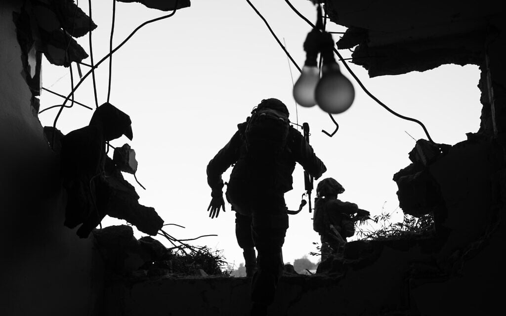 Troops operating in south Lebanon in an undated photo released for publication by the military on November 13, 2024. (Israel Defense Forces)