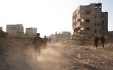 IDF troops operate in the Gaza Strip, in a photo cleared for publication on November 16, 2024. (Israel Defense Forces)