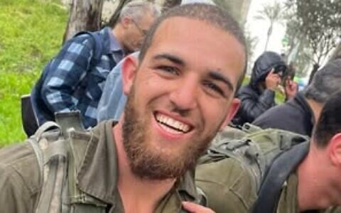 Staff Sgt. Yishay Fitusi who was killed battling Hamas terrorists in Nir Oz on October 7, 2023. (Courtesy)