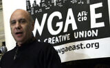 Marshall Brickman speaks to reporters during a news conference on January 22, 2008, in New York. (AP Photo/Mary Altaffer)