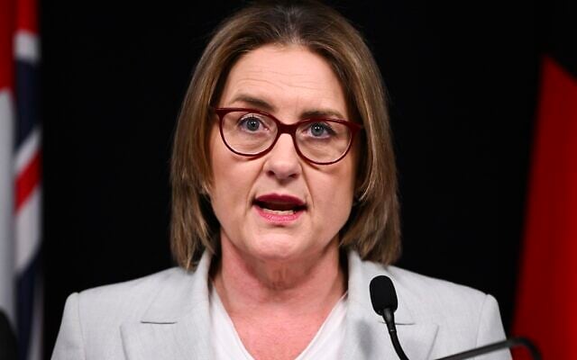 Victorian Premier Jacinta Allan speaks to media during a press conference, in Melbourne, Australia, December 17, 2024. (Joel Carrett/AAP Image via AP) Victorian Premier Jacinta Allan speaks to media during a press conference, in Melbourne, Australia, December 17, 2024. (Joel Carrett/AAP Image via AP)