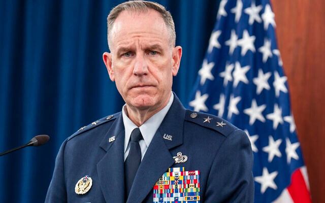 Pentagon press secretary Maj. Gen. Pat Ryder speaks during a press briefing at the Pentagon, December 17, 2024, in Washington. (AP Photo/Jacquelyn Martin)